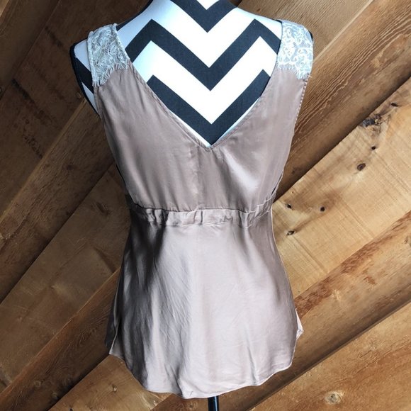 White House Black Market Silk Lace Detail Tank - Picture 6 of 11